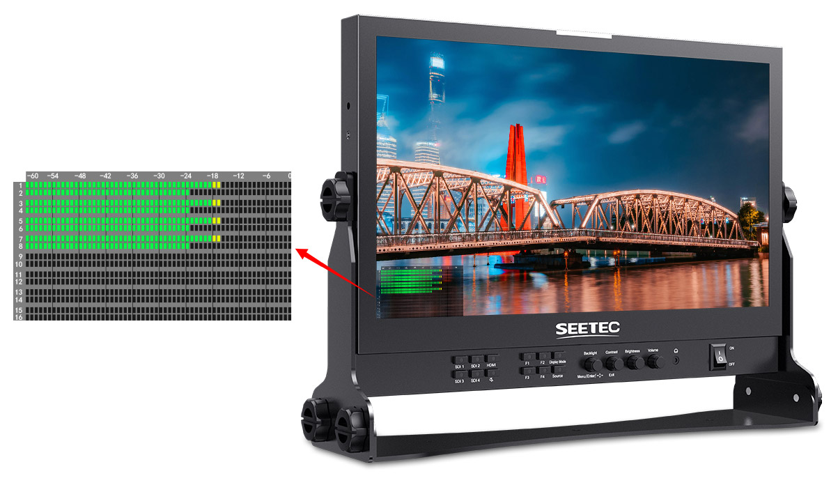 audio level meter monitor